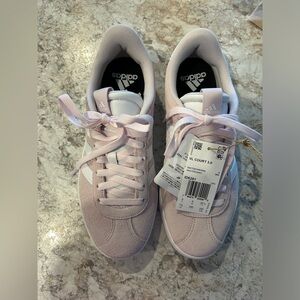 Women’s Adidas VL Court 3.0 Sneaker Shoes Pink White Size 7.5 NEW